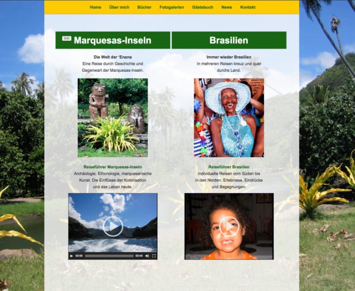 Marquesas Brasilien Webseite